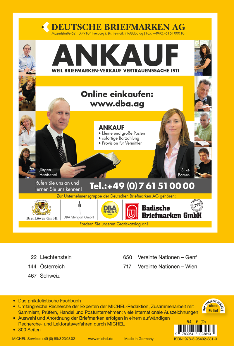 Michelin postimerkkikirja - Alppien maat 2022 (OBS-kirja saksaksi)