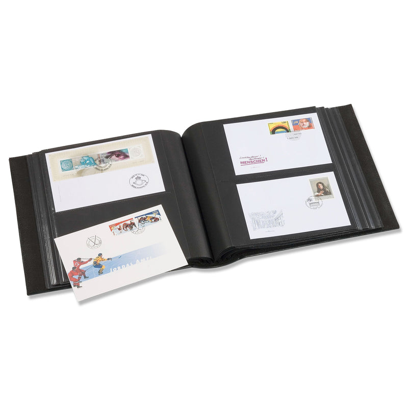 FDC-album och pärm för brev och vykort upp till 195x130 mm