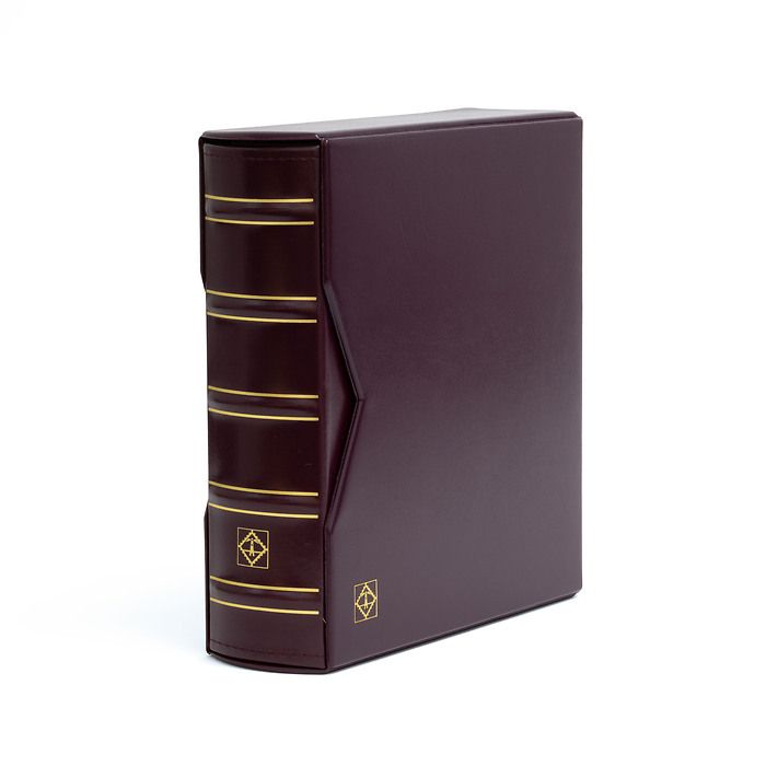 Leuchtturm album för 200 FDC eller vykort i C6-format med skyddande slipcase