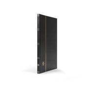 Frimärksalbum BASIC i svart med 16 vita sidor