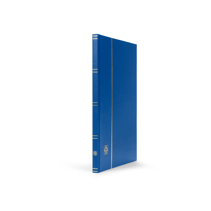 Frimärksalbum BASIC i blått med 16 vita sidor