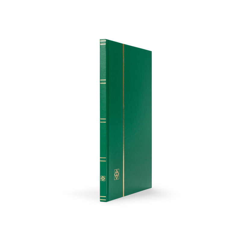 Frimärksalbum BASIC i grönt med 16 vita sidor