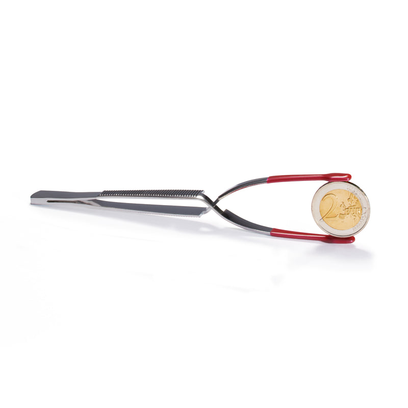 Myntpincett Pi9, 16cm, plastbelagd