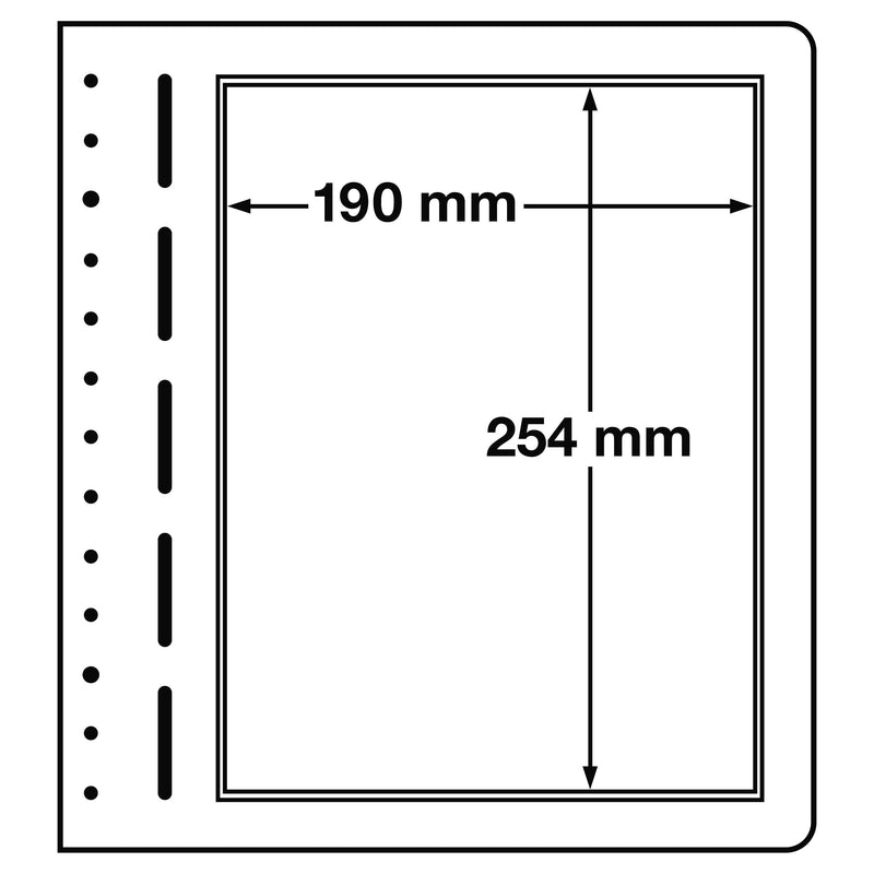 Insticksblad (visirblad) i serien LIGHTHOUSE LB - Tomma ark (10-pack)
