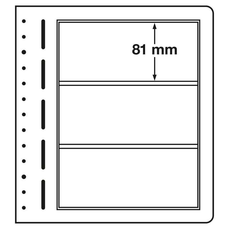 Insticksblad (visirblad) i serien LIGHTHOUSE LB - Tomma ark (10-pack)