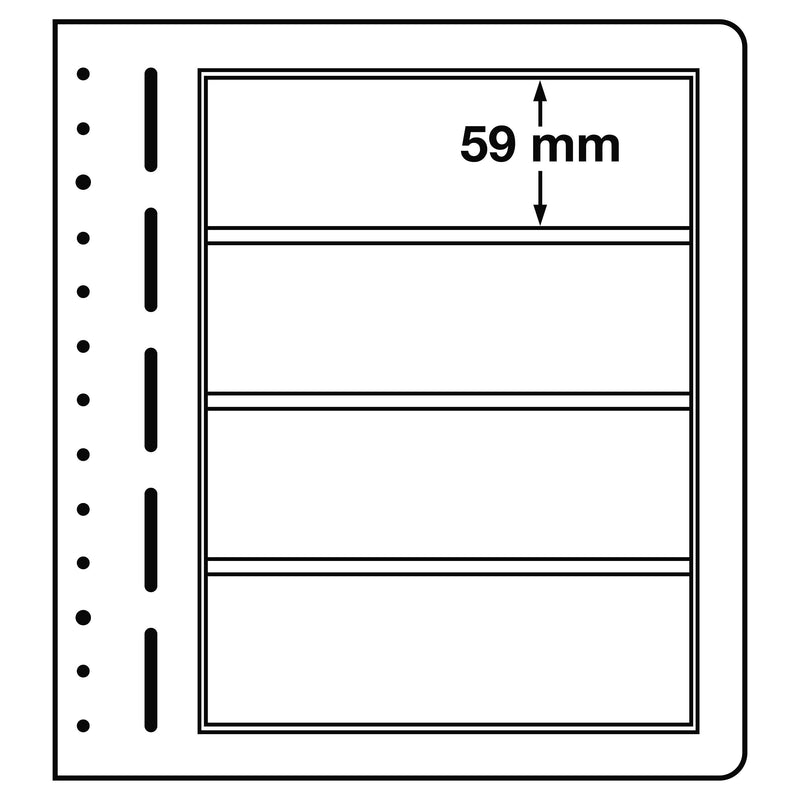 Insticksblad (visirblad) i serien LIGHTHOUSE LB - Tomma ark (10-pack)