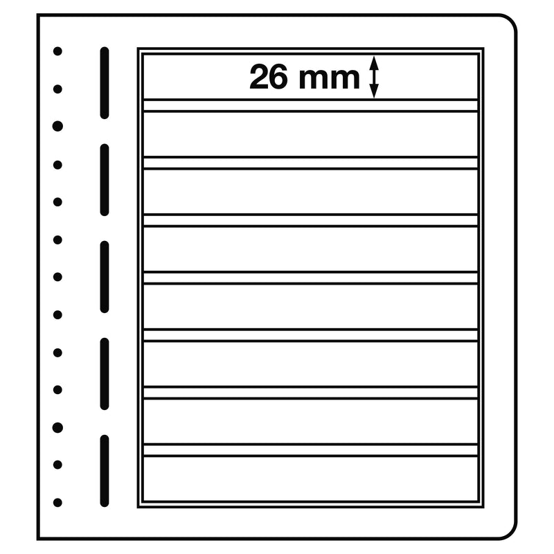 Insticksblad (visirblad) i serien LIGHTHOUSE LB - Tomma ark (10-pack)