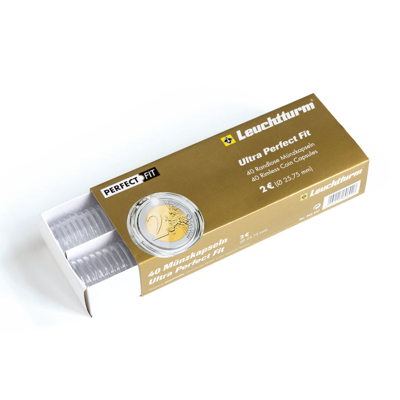Ultra Perfect Fit -kolikkokapselit 2 eurolle (25,75 mm), 40 kpl